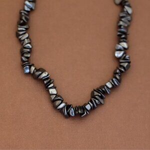 34 inch,  Vintage Intricate Mermaid Stones Unique Beaded Necklace - U26